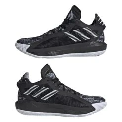 Chaussures Indoor Adidas Dame 6 -Basketball Produits Magasin adidas fu6807 11 footwear photography mirrored pair view white 000