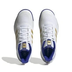 Chaussures Indoor Adidas Novaflight Primegreen 23 Chaussures Indoor Adidas Novaflight Primegreen -Basketball Produits Magasin adidas hq3514 3 footwear photography top portrait view white