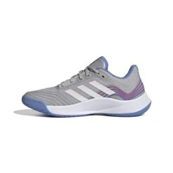 Chaussures Indoor Femme Adidas Novaflight Primegreen 24 Chaussures Indoor Femme Adidas Novaflight Primegreen -Basketball Produits Magasin adidas hq3515 5 footwear photography side medial center view white