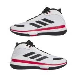 Chaussures Indoor Adidas Bounce Legends -Basketball Produits Magasin adidas ie9277 11 footwear photography mirrored pair view white