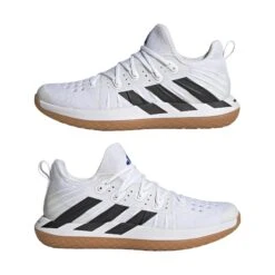 Chaussures Indoor Enfant Adidas Stabil Next Gen -Basketball Produits Magasin adidas ig5465 10 footwear photography mirrored pair view white 2x