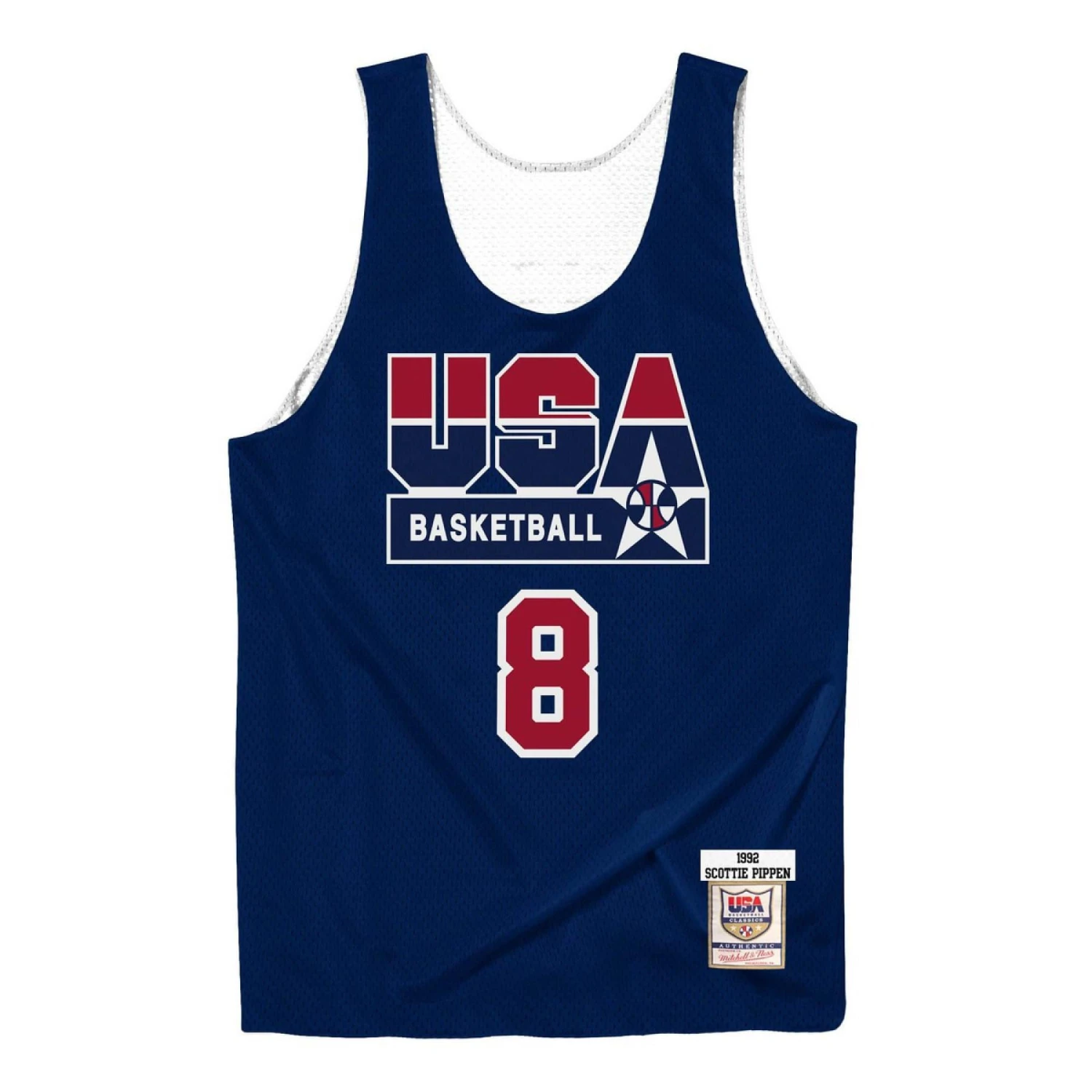Mitchell & Ness Maillot Authentique Team USA Reversible Practice Scottie Pippen 3 Mitchell & Ness Maillot Authentique Team USA Reversible Practice Scottie Pippen