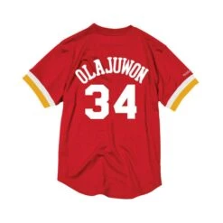 Mitchell & Ness Sweatshirt Houston Rockets Name & Number -Basketball Produits Magasin ba85lf hro r cwf 2