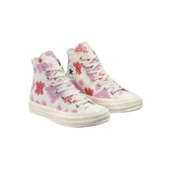Baskets Femme Converse Chuck 70 Bright Embroidery 10 Baskets Femme Converse Chuck 70 Bright Embroidery -Basketball Produits Magasin converse a02183c blanc white 4