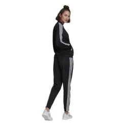 Survêtement Femme Adidas Essentials 3-Bandes 26 Survêtement Femme Adidas Essentials 3-Bandes -Basketball Produits Magasin gm5534 app on model back white