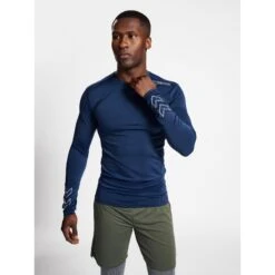 Maillot Manches Longues Hummel Te Topaz Baselayer -Basketball Produits Magasin hummel 221752 7954 5