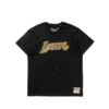 Mitchell & Ness T-shirt Los Angeles Lakers NBA Team Logo -Basketball Produits Magasin mitchell ness bmtrintl1051 lalblck noir 4
