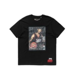 Mitchell & Ness T-shirt Philadelphia 76ers NBA Slam Allen Iverson -Basketball Produits Magasin mitchell ness bmtrintl1059 p76blck noir 4