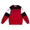 Mitchell & Ness Sweatshirt Col Rond Chicago Bulls