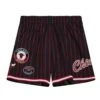 Mitchell & Ness Short Chicago Bulls Hometown Mesh -Basketball Produits Magasin mitchell ness pshr5013 cbuyypppbkrd black red 1