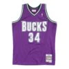 Mitchell & Ness Maillot Milwaukee Bucks Swingman -Basketball Produits Magasin mitchell ness smjyac18014 mbupurp00ral 0