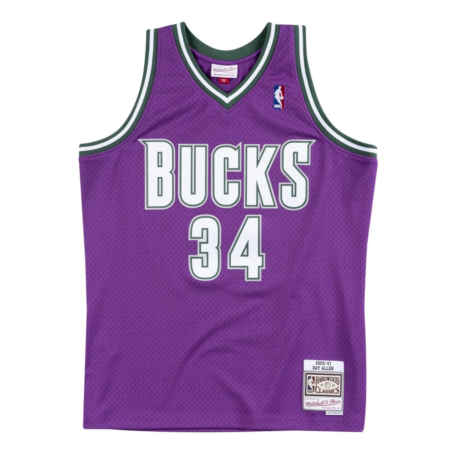 Mitchell & Ness Maillot Milwaukee Bucks Swingman 3 Mitchell & Ness Maillot Milwaukee Bucks Swingman