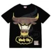 Mitchell & Ness T-shirt Col Rond Chicago Bulls