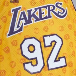 Mitchell & Ness Short Los Angeles Lakers Ozuna Swingman -Basketball Produits Magasin mitchell ness tmtk5276 lalyypppyell 2