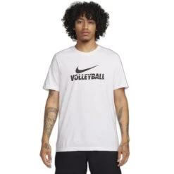 T-shirt Femme Nike Volleyball WM -Basketball Produits Magasin nike aps328 100 white black 2