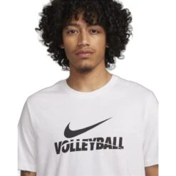 T-shirt Femme Nike Volleyball WM -Basketball Produits Magasin nike aps328 100 white black 4