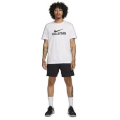 T-shirt Femme Nike Volleyball WM -Basketball Produits Magasin nike aps328 100 white black 5