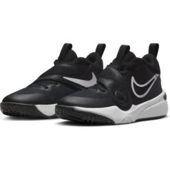 Chaussures De Basketball Enfant Nike Team Hustle D 11 -Basketball Produits Magasin nike dv8996 002 noir blanc white 6