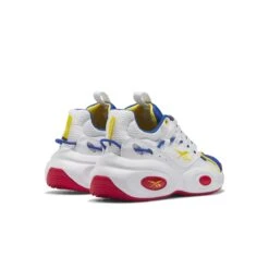 Chaussures Indoor Enfant Reebok Solution Mid -Basketball Produits Magasin reebok hp4387 6 footwear photography back lateral top view white