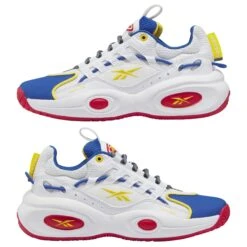 Chaussures Indoor Enfant Reebok Solution Mid -Basketball Produits Magasin reebok hp4387 9 footwear photography mirrored pair view white