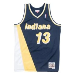 Mitchell & Ness Maillot Swingman Indiana Pacers Mark Jackson 10 Mitchell & Ness Maillot Swingman Indiana Pacers Mark Jackson -Basketball Produits Magasin smjycp18012 ipanavy96mja 3