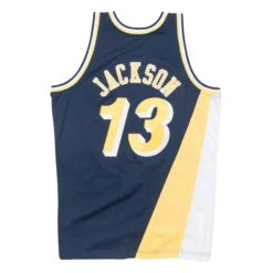 Mitchell & Ness Maillot Swingman Indiana Pacers Mark Jackson 11 Mitchell & Ness Maillot Swingman Indiana Pacers Mark Jackson -Basketball Produits Magasin smjycp18012 ipanavy96mja 4