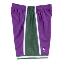 Mitchell & Ness Short Swingman Milwaukee Bucks -Basketball Produits Magasin smshgs18032 mbupurp00 3