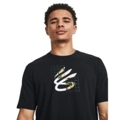T-shirt Under Armour Curru Camp -Basketball Produits Magasin under armour 1380361 001 5